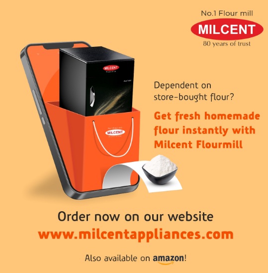 Online Sale! Fully Automatic Domestic Flour Mill for Kitchen